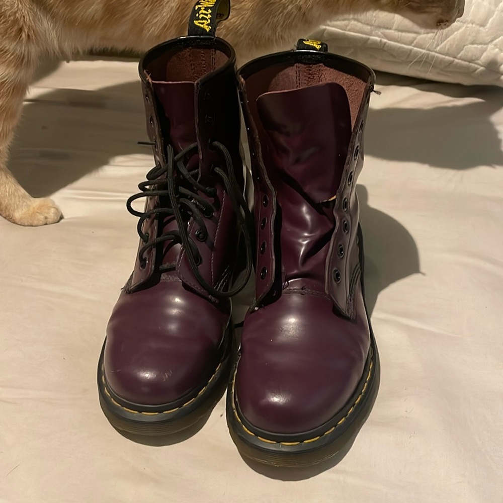 Purple Doc Martens